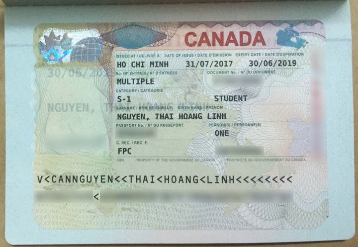 Tấm visa du học Canada đã mở ra một tương lai mới cho Linh